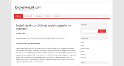 Desktop Screenshot of engleski-jezik.com