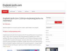 Tablet Screenshot of engleski-jezik.com